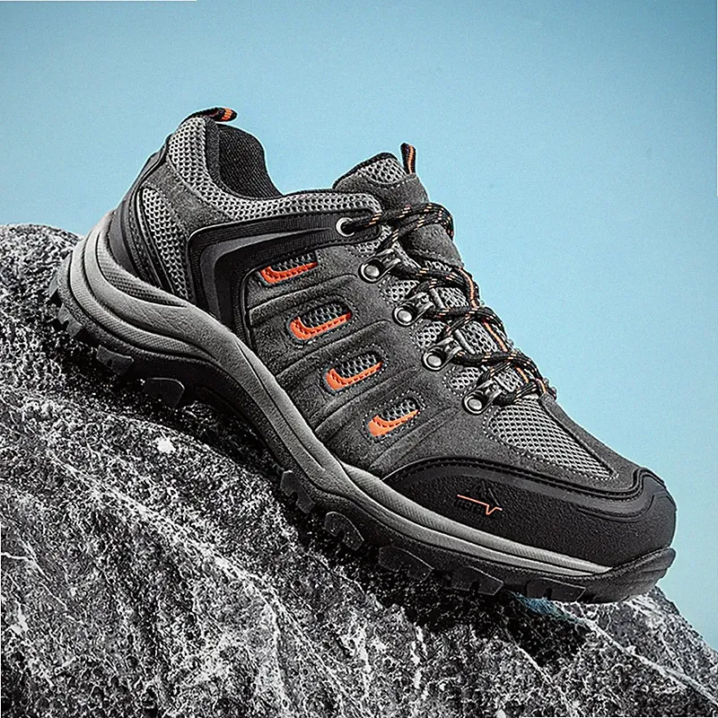Men's Hiking Shoes Waterproof Outdoor Trailing Trekking WIDE SIZE Shoes